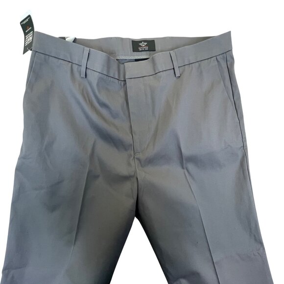 Dockers Mens Gray Cotton Blend Iron Free Straight Fit Khaki Pants Sz 36x29 - New - Picture 3 of 12